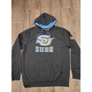 Colosseum Southern University Official Jaguars Logo SUBR Hoodie Gray Large